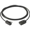 Vimar 0P32369 Cavo Prolunga lineare 5 metri, 3G0.75, Spina piatta salvaspazio 2P + T 10 A 250 V, Nero