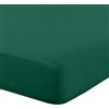 Eurofirany - Lenzuolo con angoli elasticizzati 160 x 200 cm - Lenzuolo con angoli elasticizzati - Resistente - Per materassi spessi 30 cm di profondità - Molti colori, verde