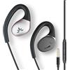 Avantree Resolve (Piccolo-Medio) - Auricolari Aperti Cablati c/Mic e Gancetto, per Donne/Bambini/Uomini Orecchie Piccole, Ideali Ufficio/Esterno/Casa, 3.5mm AUX