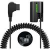 NEEWER Batteria Fittizia LP-E6NH a D Tap e Cavo per Batteria V Mount, Alimentazione Stabile e Continua per Canon EOS R5 C R6 R7 5D II III IV 6D II 7D II 60D 60Da 70D 80D 90D XC10 XC15 5DS R, VP-LPE6NH