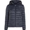 Tommy Hilfiger Donna Piumino Padded Global Stripe Jacket con Cappuccio, Blu (Desert Sky), XXL