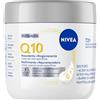 NIVEA Q10 Rassodante + Ringiovanente Aree specifiche 400 ml, Crema rassodante corpo con Coenzima Q10 e Acido Ialuronico, Crema idratante corpo 72h tonificante per seno, braccia, pancia, glutei e gambe