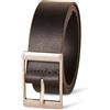 Amazon Essentials Cintura in Pelle invecchiata Uomo, Nero, 110