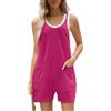 Generic Tuta Premaman Lahloya, Nuova Tuta Oversize 2025 - maternità e Post-Parto, Spalline Regolabili, con Tasche (A-Rose Red,S)