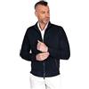 D'Arienzo Bomber Pelle Scamosciata Blu Uomo Primaverile Vera Pelle Made in Italy 106 56/Blu