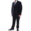 N+1 Abito Uomo Giacca e Pantalone Elegante Completo Taglie Forti Primavera Estate Conformato Calibrato 60 62 64 66 68 70 72 74 (IT, Numero, 76, Regular, Regular, Blu)
