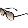 Ray-Ban - CATS 5000 RB 4125, Aviator, propionato, uomo, BLACK/CRYSTAL GREY SHADED(601/32), 59/13/140