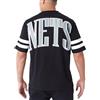 New Era Maglietta oversize con stampa posteriore Brooklyn Nets, Nero , M