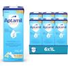 APTAMIL 4 - Latte di Crescita Liquido per Bambini dai 24 mesi, Pronto all'uso - Formato Convenienza Formato da 6 litri (6x1L)