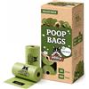 Pogi's Pet Supplies Pogi sacchetti igienici per cani - senza profumo e resistenti, ideali per l'uso quotidiano, 150 pezzi (10 rotoli)