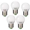 TECNOLUX EURO Lampadina LED sferica 6 W 220-240 V E27 6400 K 480 lm (5 unità)