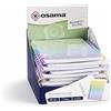 OSAMA - Quaderno ad Anelli 15x21 Morbido Silicone, Raccoglitore ad Anelli A5 con Cover Flessibile Antigraffio, 120 Fogli a Righe, Block Notes Taccuino A5 Appunti Cartoleria e Cancelleria, Eco Friendly