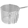 perfk Fry Basket Setaccio per utensili da cucina con manico Scolapasta per pentole calde per spaghetti di pasta, 16 cm
