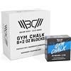WARM BODY COLD MIND Blocco di Gesso per Gym - Chalk Block per Sollevamento Pesi, Magnesio in Blocco o Polvere per Arrampicata, Gesso Palestra, Gym Calisthenics Powerlifting Bodybuilding Crossfit