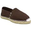 Desconocido Espadrillas classiche in tela con suola in juta, marrone, 38 EU