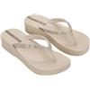 Ipanema Infradito da donna Mesh X Plat Fem, Beige Beige Marrone, 39 EU