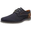 bugatti 311684036900, Scarpe Stringate Derby Uomo, Blu (Dark Blue 4100), 44 EU
