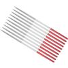 CoCud Lima Ago Rivestita in Diamante | Grana 150, Attacco 3mm, Lunghezza 140mm | Lima Rotonda Rivestita in Diamante - (Applicazioni: Metallo, Vetro, Pietra), Set 10Pz