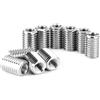 Agatige 10 Pezzi Inserti Filettati Hardware di Fissaggio Interno, dadi di riduzione femmina riduttori per manicotti in acciaio inossidabile per hardware industriale per M6 * 1.0 Esterno M10 * 1,5