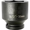 Hugwish bussola esagonale 1/2 36mm, chiave a bussola 36 mm 1/2, acciaio al cromo molibdeno, CR-MO