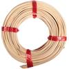 Rayher 6502800 Rattan Naturale, Qualità Nastro Rosso, 3 Mm Diametro, Rotolo 125 G, circa 35 M, Materiale per Lavori di Intreccio