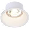SLV Horn 1 / Spot, proiettore, faretto a soffitto, plafone, Lampada LED a Incasso, Illuminazione di Interni / GU10, Cornice 1 QPAR51 50W Bianco Opaco