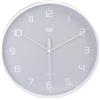Trevi OM 3506 S Orologio da Parete 25 cm, Movimento Silenzioso SWEEP e Design Minimalista, Orologio Analogico Elegante e Moderno, Grigio