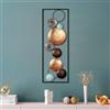 Wallity Hanah Home Dipinto a mano, accessorio decorativo da parete, in metallo, 32 x 90 x 4 cm, 100% metallo, colori unici, perfetto per decorazioni per la casa e gli amanti dell'arte