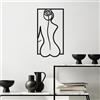 Wallity Hanah Home Elegante accessorio decorativo da parete in metallo, 50 x 27 cm, 100% metallo (1,5 mm), facile da parete, perfetto per la decorazione moderna della casa
