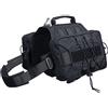 EXCELLENT ELITE SPANKER Dog Pack Hound Dog Borsa da Sella per Zaino da Viaggio Campeggio Escursionismo Cane di Taglia Media e Grande con 2 capienti Tasche Laterali(BLK-M)