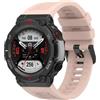 BYISYUE Cinturino per Amazfit T-Rex 2, Silicone Sport Bracciali Cinturini di Ricambio per Amazfit T-Rex 2