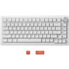 DrunkDeer A75 Pro Tastiera da gioco meccanica a scatto rapido Interruttore magnetico silenzioso Attuazione regolabile PBT Keycap Cherry Profile RGB 75% 82 tasti ANSI cablato con manopola, bianco