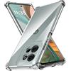 Anoowkoa Custodia Cover per Motorola Moto G75 5G CASE, Ultra Sottile Morbido TPU Trasparente Silicone Antiurto Protettiva Case Custodia con Assorbimento degli Urti e Anti-Graffio (Trasparente)