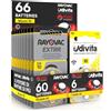 Udivita 66 Batterie Per Apparecchi Acustici Rayovac Extra Advanced 10. 66 Pile: 60 Rayovac + 6 Udivita