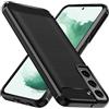 iVoler Cover per Samsung Galaxy S22+ / S22 Plus 5G, [Protezione Antiurto di Grado Militare] Custodia Sottile Morbida in Silicone TPU Anti-Impronte Anti-Graffio Protettiva Case, Nero