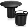 Tenbrachian Copertura Piletta Doccia Bagno, 90mm/115mm Tappo di Scarico, Copertura Sifone Doccias, Tappo Valvola di Scarico per Doccia Lavabi Lavandini Piletta per Scarico Lavabo