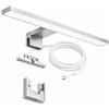 Light Galaxy ... Ihr Lichtlieferant Lampada a LED per specchio, 30 cm, 5 Watt, 4000 Kelvin, 550 lumen, 220 V-240 V, 50/60 Hz, impermeabile IP44, luce bianca neutra, per il bagno, per armadio, lunghezza a scelta: 30-40-60-78 cm