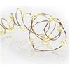 hellum 570830 - Catena di luci a LED, 20 LED, per interni, bianco caldo, motivo stella, funzionamento a batteria