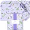 Scent-Hi Carta Profumata per Cassetti, 6 Fogli Lavanda Fresco per Armadi per Profumare i Vestiti e Decorare i Mobili, 36.5 * 50 cm