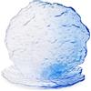 Navaris Set 2 Piatti Fondi - Servizio Piatti Moderni Colorati - Piatto Fondo Dessert - Ciotole Dolci e Frutta - Vassoio Aperitivo - Antipastiera - in Vetro Trasparente Blu Oceano
