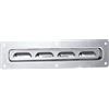 Adam Hall Hardware 8792 M AH - Griglia di ventilazione orizzontale, acciaio, 280x70 mm