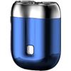 Générique Mini rasoio elettrico da uomo nuovo rasoio da barba multifunzionale impermeabile IPX7, rasoio portatile per barba testa galleggiante rasoio intimo uomo rasoio elettrico (argento)