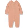 Noppies Baby Playsuit Monrovia Long Sleeve Salopette, Café au lait-P788, 56 Unisex-Bimbi