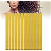 Generic 12 Pezzi Stick di Colla a Caldo, Colla a Caldo per Extension per Capelli, Parrucca Colla Alla Cheratina Bastoncini Adesivi Strumento per lo Styling dei Capelli