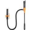 Ruioomeep Pompa elettrica per il trasferimento di carburante, pompa per il travaso, pompa portatile alimentata a batteria per il trasferimento di liquidi, pompa a sifone elettrica, pompa per il travaso, pompa