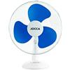 Jocca - Ventilatore da tavolo Diametro 30 cm/Potenza 45 W / 3 Velocità / 3 Pale/Sistema di oscillazione, testa reclinabile (Blu)