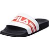 FILA Ciabatte Oceano Wmn, Mocassino Donna, Black Red, 39 EU