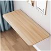 PQPQLI Tavolo Da Parete Pieghevole Tavolo Da Computer, Scaffale A Muro Richiudibile Salvaspazio Versatile, Tavolo Da Muro Pieghevole A Parete Per Cucina, Tavolino Da Pranzo, Facile Da Installare(Light walnut