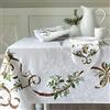 Benson Mills Merry Ribbons - Tovaglia natalizia in tessuto jacquard stampato, elegante tovaglia natalizia per tutte le vacanze e l'inverno (152,4 x 304,8 cm, rettangolare)