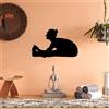 Wallity Hanah Home Elegante accessorio decorativo da parete in metallo, 60 x 37 cm, 100% metallo, spessore 1,5 mm, perfetto per decorazioni moderne per la casa e arte da parete unica
